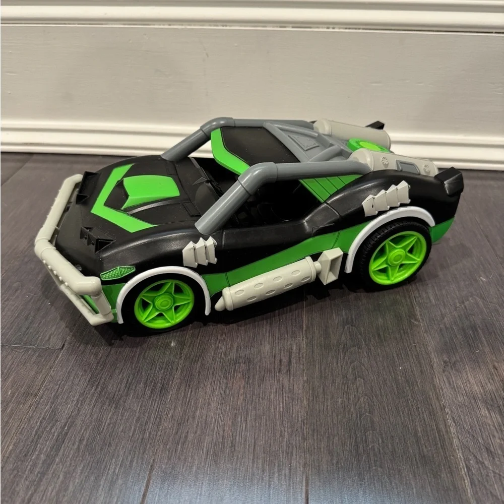 Adventure Force RC Steam Race Car Dynamic Green Black Kid Toddler Boy NO REMOTE